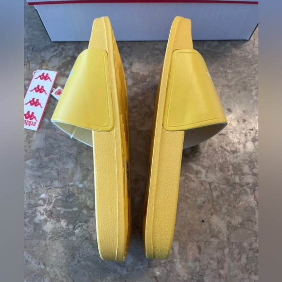 Kappa Slide Sandals Women’s 10 Men’s 8 Yellow - Picture 6 of 8